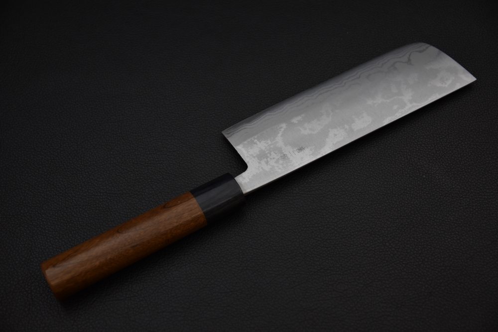 Hitohira GR Aogami #2 Damascus Nakiri 165mm Érable