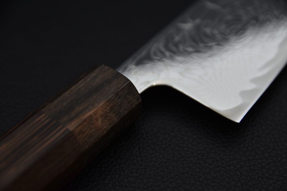 Hitohira Futana Nickel Damascus Gyuto 210mm Tagayasan