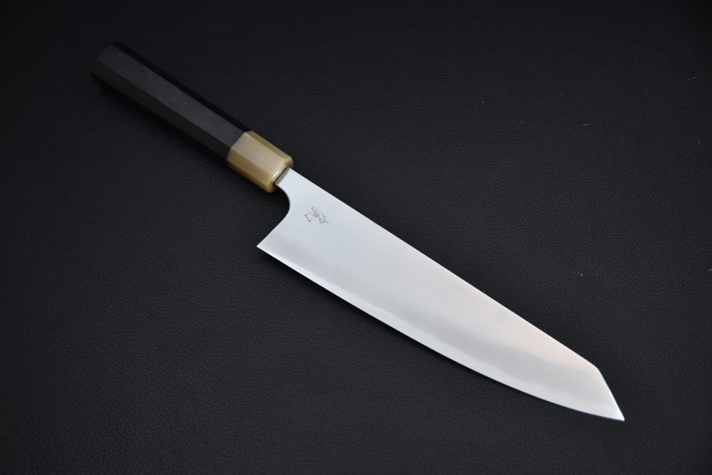 Yoshihiro Yauji Aogami #2 Migaki Kiritsuke 210mm Ébène