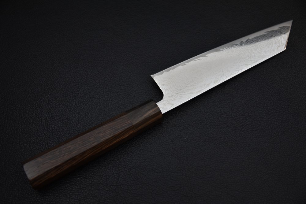 Hitohira Futana Nickel Damascus Bunka Tagayasan