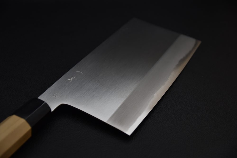 Hitohira Togashi Shirogami #2 Chinese Cleaver 220mm Ho (#6)