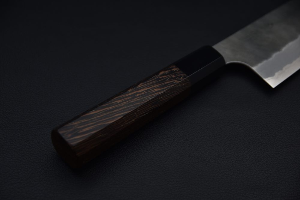 Nigara Hamono Aogami Super Migaki Tsuchime Nakiri Kiritsuke 180mm Tagayasan