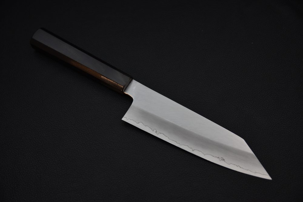 Nakagawa Satoshi Ginsan Migaki Bunka 180mm Ebony
