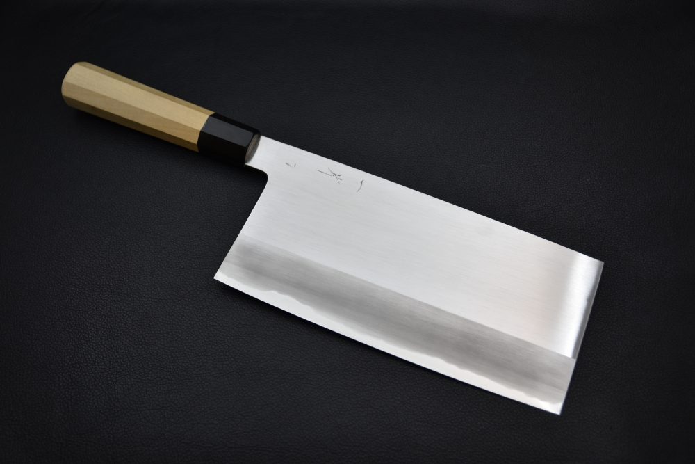 Hitohira Togashi Shirogami #2 Cleaver 220mm Ho (#7)