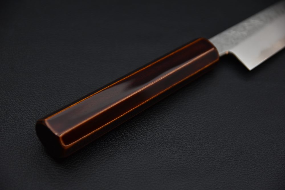 Hado Ginsan Damascus Kiritsuke Petty 150mm Kijiro Laqué