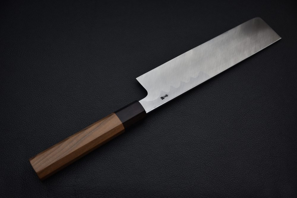 Hitohira Kikuchiyo Manzo Aogami #2 Usuba 225mm Noyer