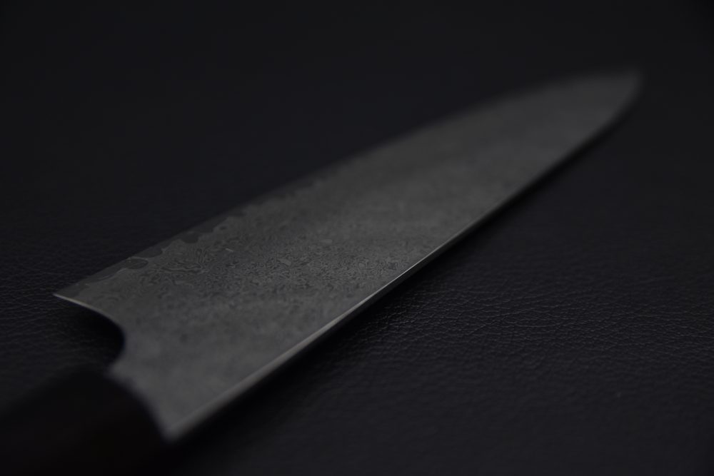 Hatsukokoro Ginyo Ginsan Tsuchime Damascus Petty 150mm Wenge