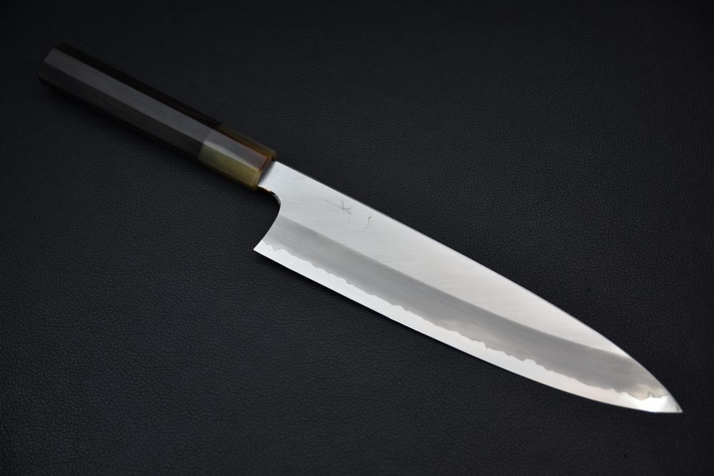 Hitohira Togashi Aogami #1 Migaki Gyuto 240mm Ébène Macassar