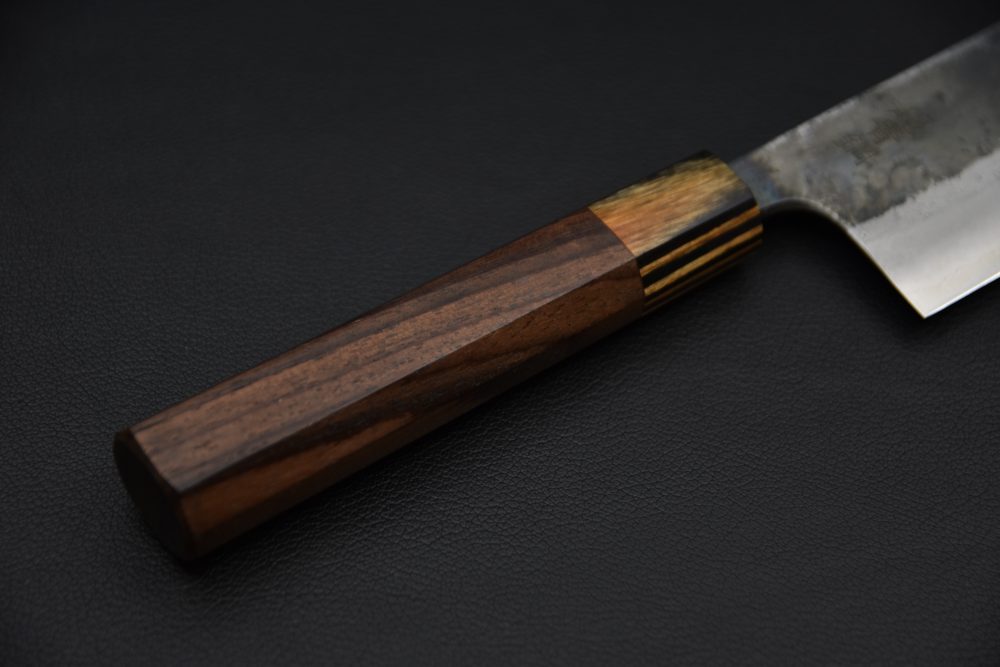 Motokyuuichi Aogami Super Kurouchi Kiritsuke Gyuto 240mm Bois De Rose