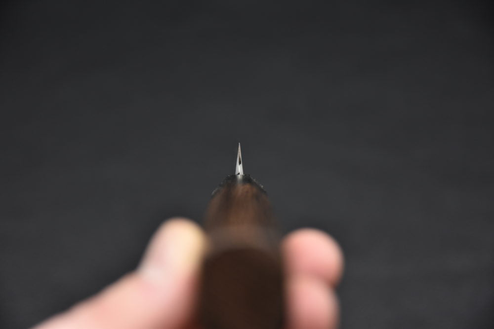 Hitohira Kikuchiyo Rikichi Silver #3 Kurouchi Petty 120mm Tagayasan