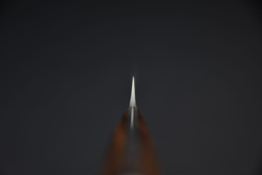 Saji Hamono R2 Damascus Diamond Couteau à Steak 125mm Ironwood