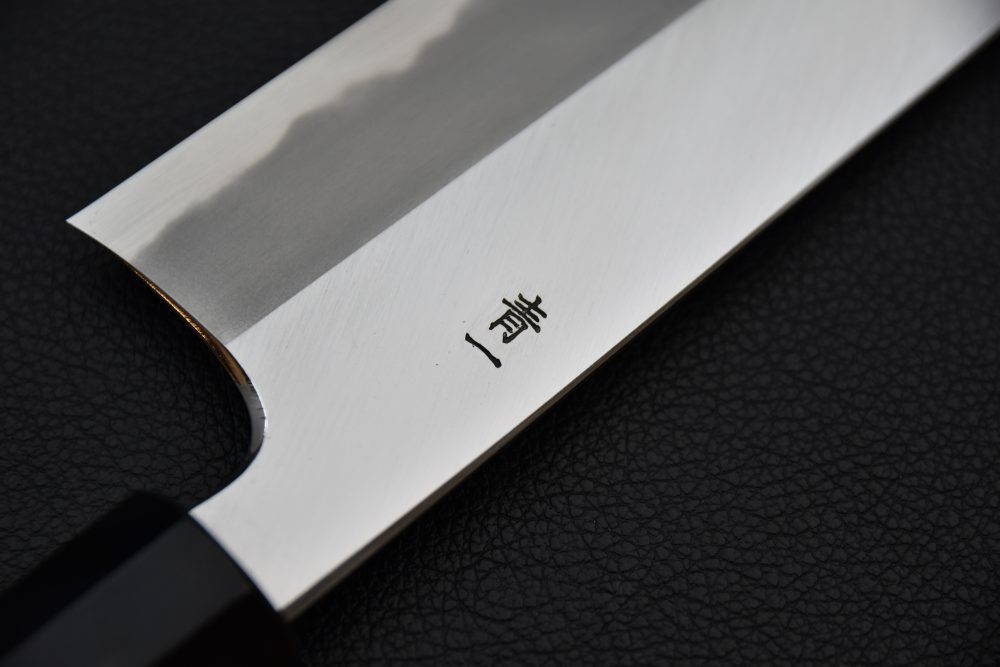 Hitohira Tanaka Kyuzo Aogami #1 Migaki Kiritsuke Gyuto 240mm Cèdre Japonais (Extra Height)