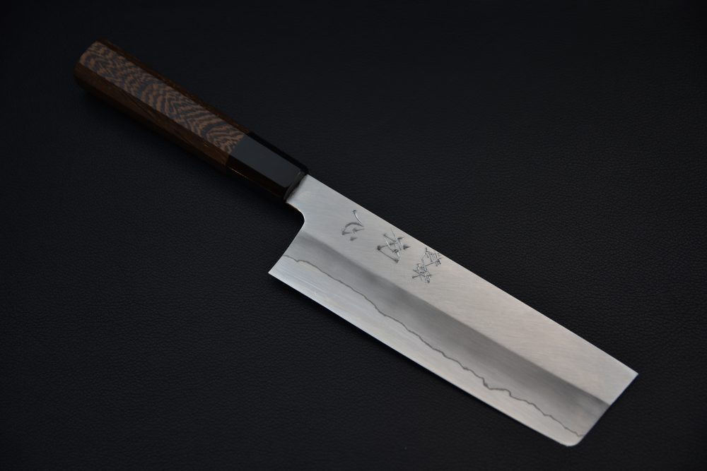 Hatsukokoro Nakagawa Ginsan Migaki Nakiri 180mm Wenge