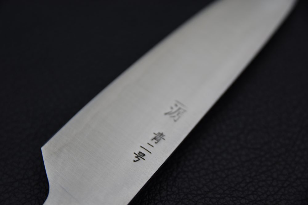 Tanaka Shigeki Aogami #2 Stainless Clad Petty 120mm Tagayasan