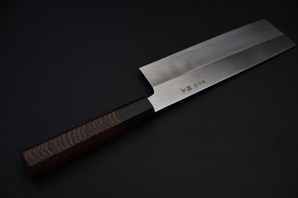 Hatsukokoro Nakagawa Ginsan Migaki Nakiri 180mm Wenge