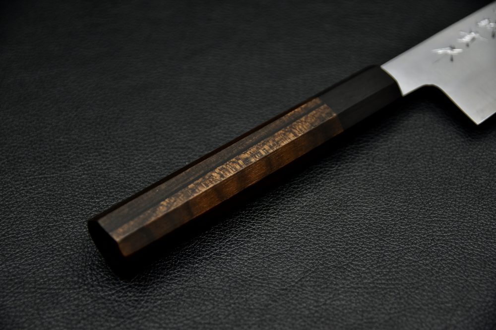 Shigeki Tanaka Santoku 180mm Migaki Aogami #2 Ziricote