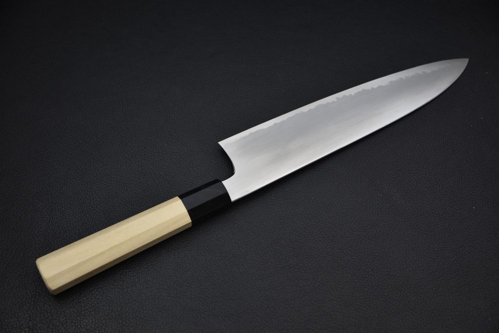 Hitohira Gorobei Rikichi Shirogami #2 Kasumi Gyuto 240mm Ho