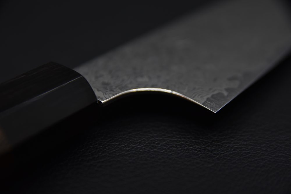 Hatsukokoro Ginyo Ginsan Tsuchime Damascus Petty 150mm Wenge