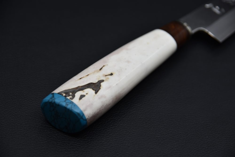 Nakagawa Uchi Hamono Ginsan Migaki Sujihiki 270mm Stag Horn