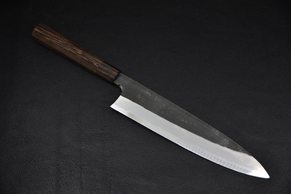 Hitohira Togashi Shirogami #2 Kurouchi Gyuto 240mm Tagayasan