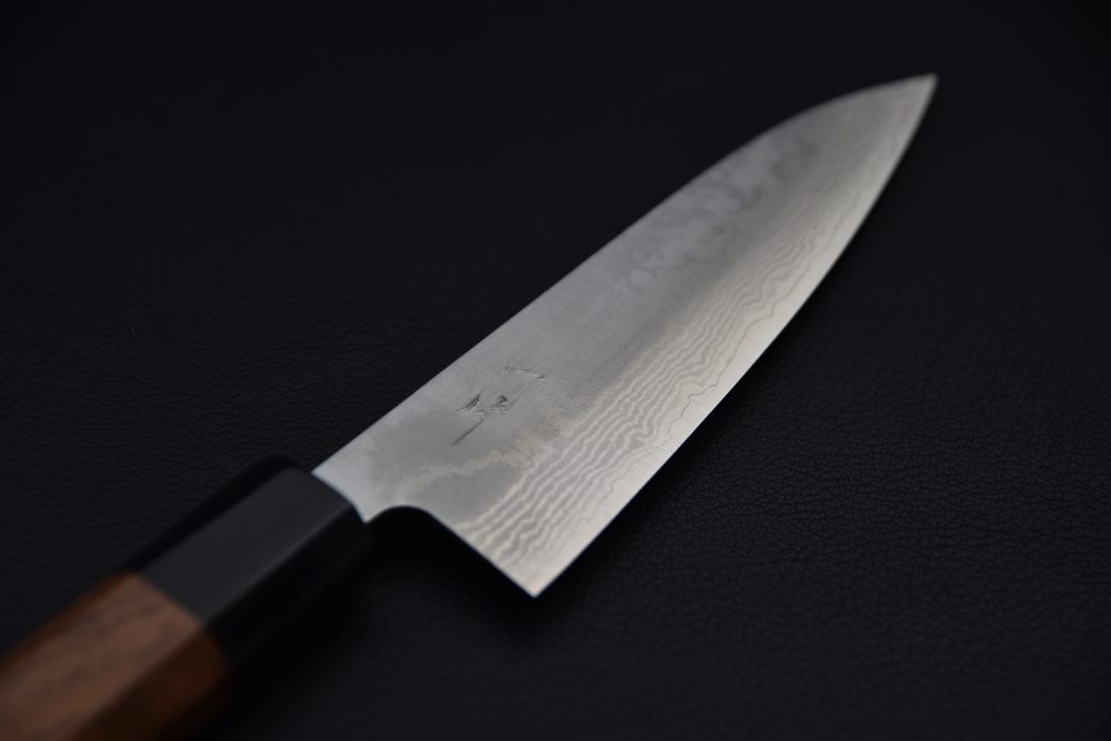 Hitohira Setsu Forged VG-10 Damascus Petty 140mm Jutan