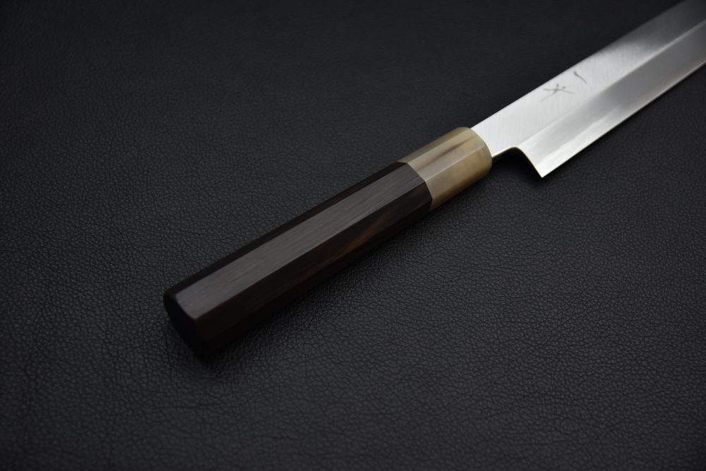 Hitohira Kikuchiyo Manzo Aogami #2 Yanagiba 270mm Ebony