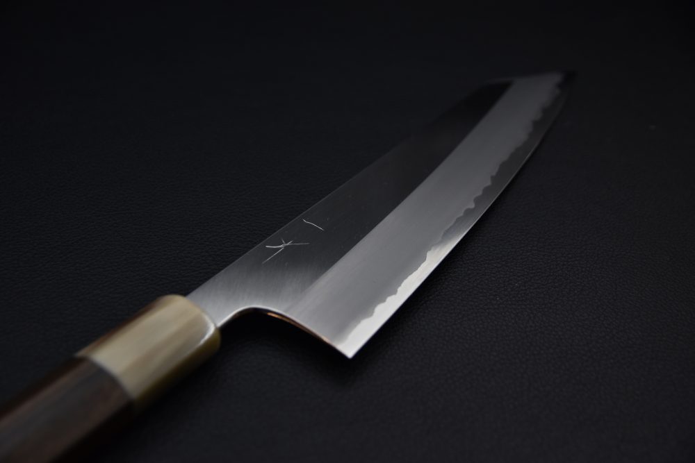 Hitohira Togashi Shirogami #1 Stainless Clad Kiritsuke Gyuto 240mm Ziricote