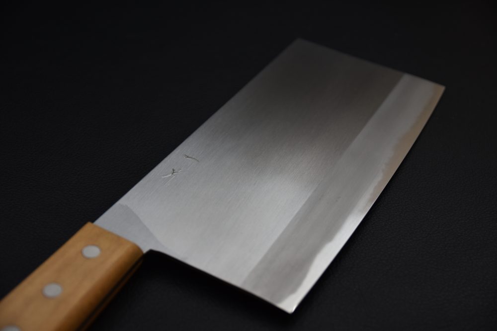 Hitohira Togashi Shirogami #2 Chinese Cleaver 220mm Gumi (#7)