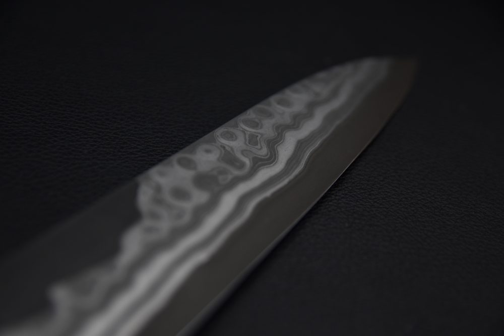 Nigara Hamono Troll killer Aogami #2 Damascus Yanagiba 300 Karin