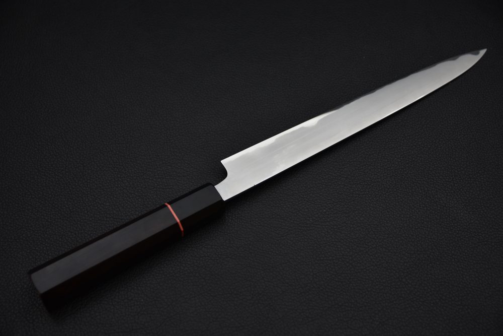 Hatsukokoro Shirogami #2 Jihada petty 200mm Ébène