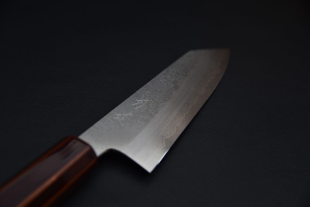 Hado Ginsan Damascus Bunka 180mm Kijiro Laqué