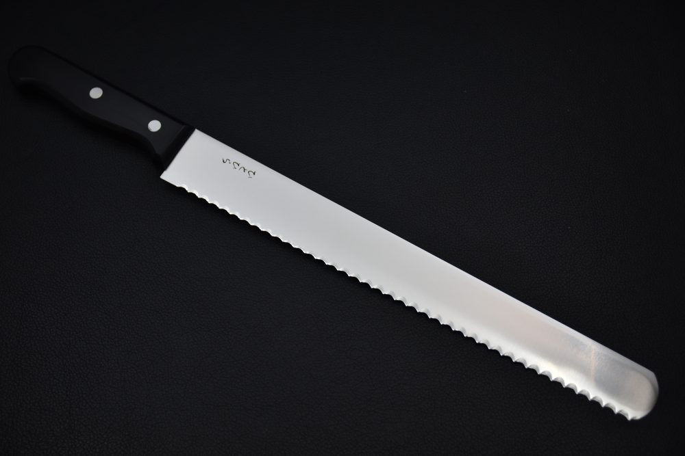 Hitohira Hiragana Couteau à Pain 300mm Pakka