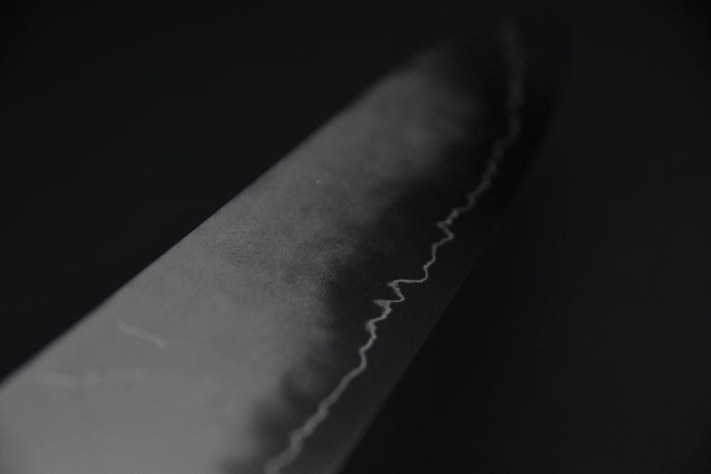 Hitohira Kikuchiyo Yohei Ginsan Kasumi Gyuto 270mm Ébène