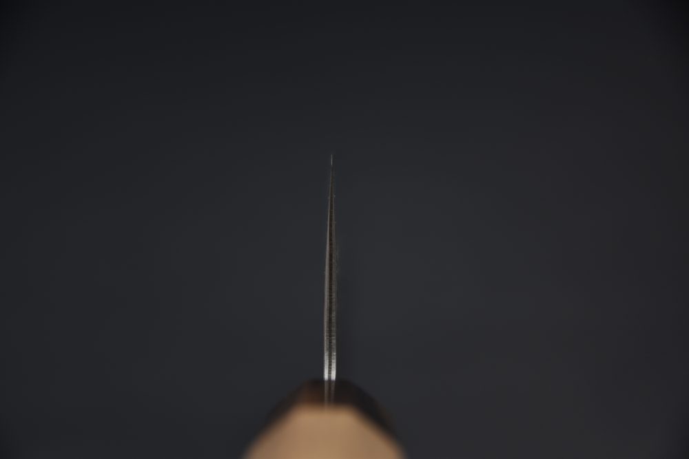 Hitohira Futana Stainless Tsuchime Damascus Nakiri Cerisier