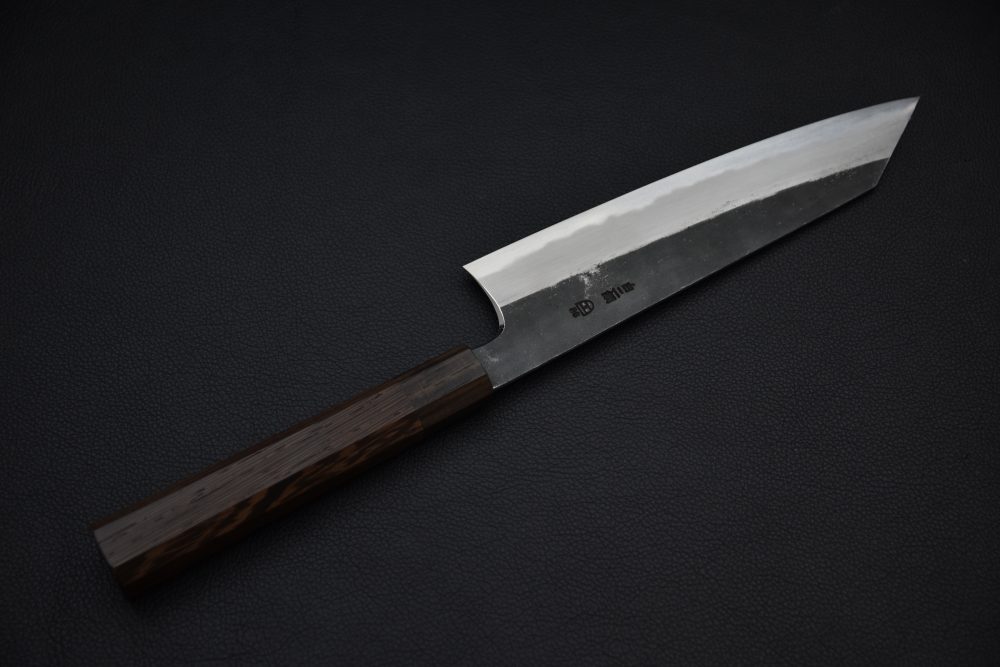 Hitohira Togashi Shirogami #2 Kurouchi Kiritsuke Gyuto 210mm Tagayasan