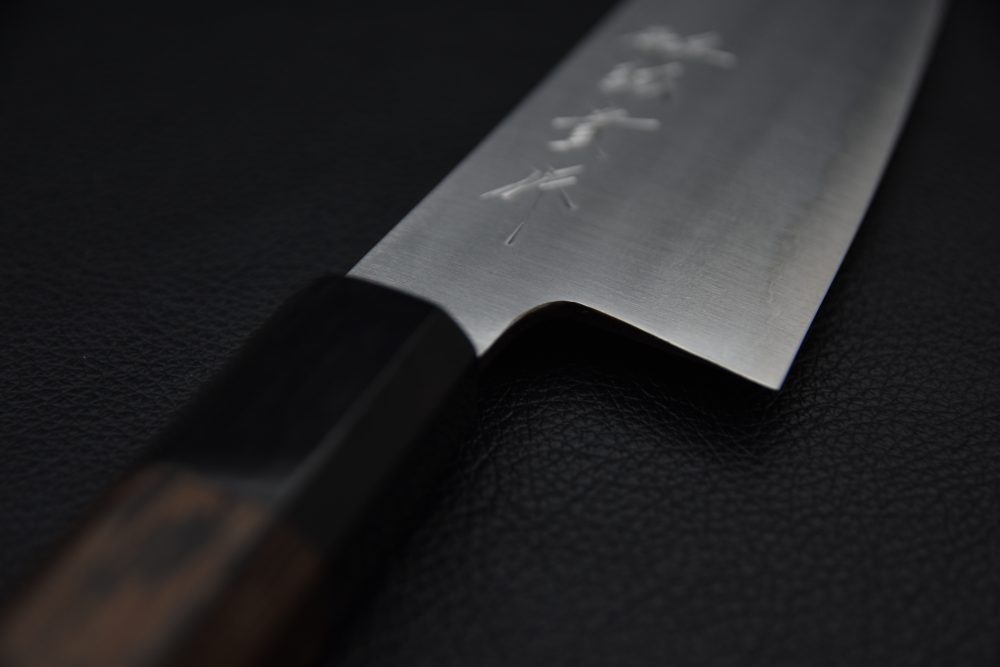 Tanaka Shigeki Aogami #2 Stainless Clad Santoku 180mm Tagayasan