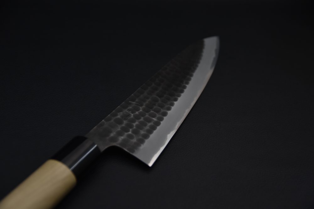 Hitohira Hinode Tsuchime Shirogami #2 Stainless Clad Gyuto 210mm Ho