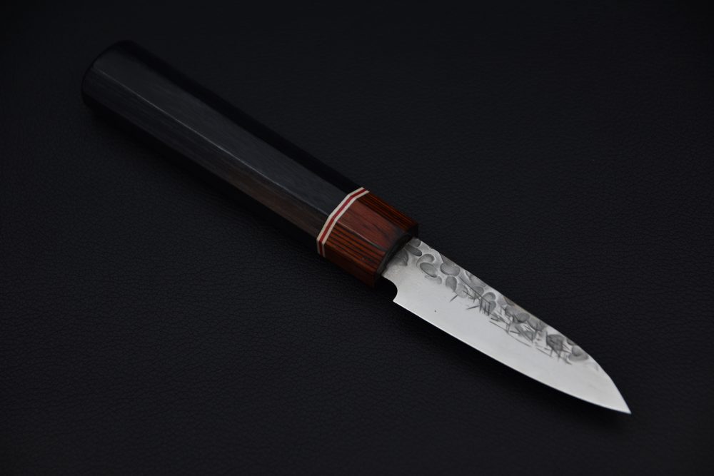 Hitohira Imojiya ST Tsuchime Damascus Office 75mm Pakka