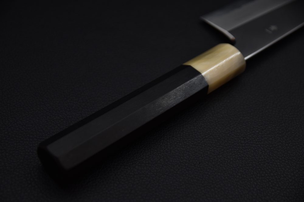 Hitohira Tanaka Kyuzo Aogami #1 Stainless Clad Gyuto 240mm Taihei Ébène