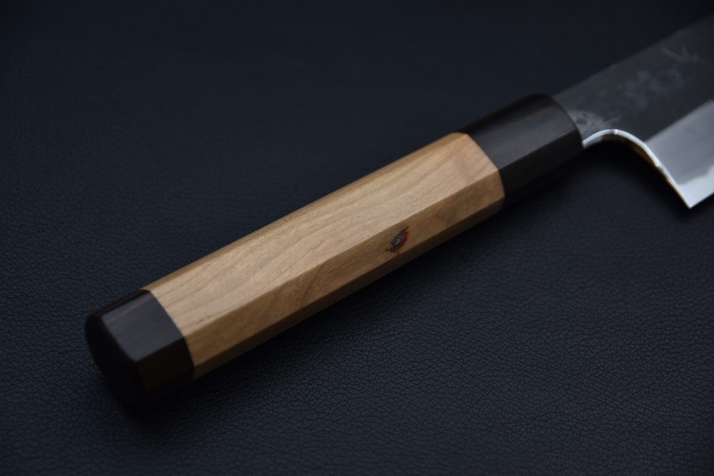 Hitohira Togashi Aogami #2 Kurouchi Gyuto 210mm Cerisier