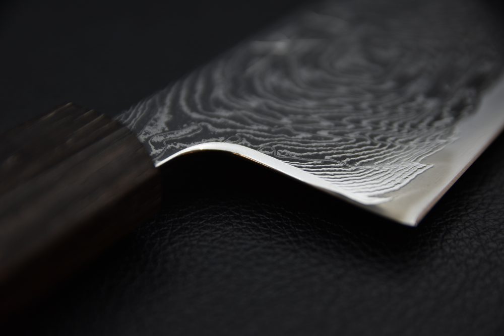 Hitohira Futana Nickel Damascus Gyuto 240mm Tagayasan