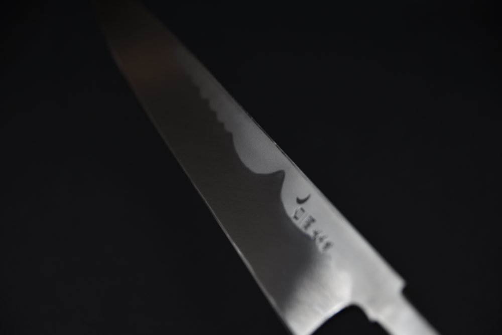 Hitohira Togashi Shirogami #1 Fuji Hakumon Mizu Honyaki Yanagiba 330mm No Handle