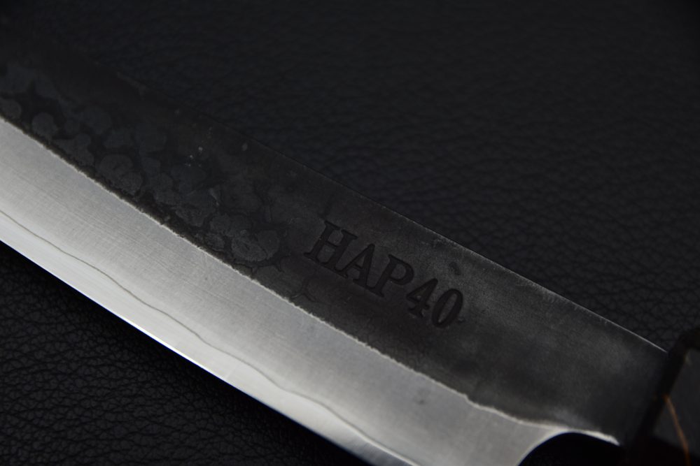 Yoshida Hamono HAP 40 Kiritsuke Petty 135mm Kurouchi Loupe D'érable (Vert)