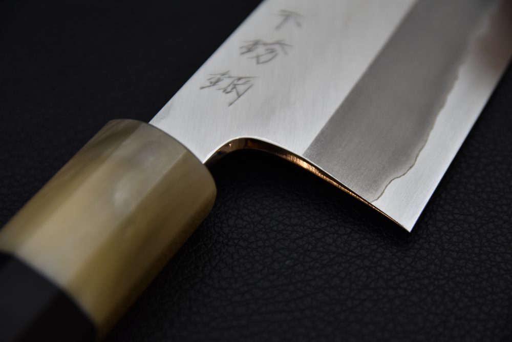 Hitohira Tanaka Kyuzo Aogami #1 Stainless Clad Gyuto 240mm Taihei Ébène