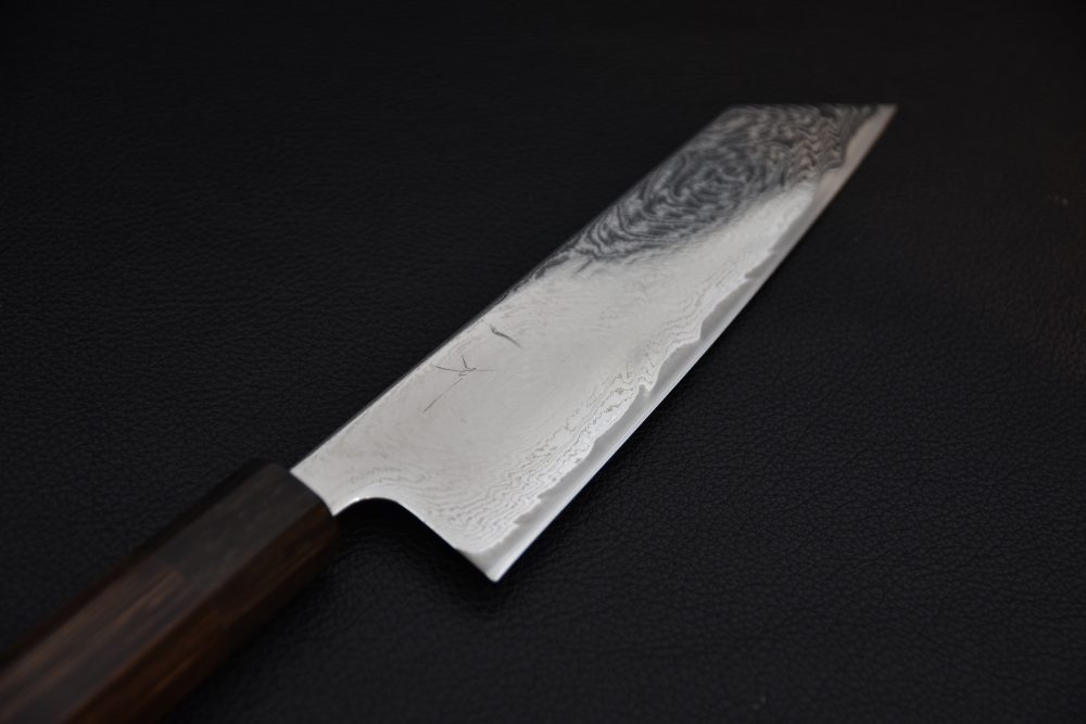 Hitohira Futana Nickel Damascus Bunka Tagayasan