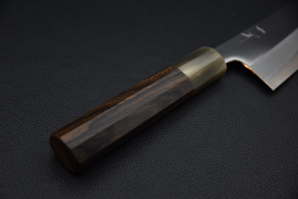 Hitohira Tanaka Kyuzo Aogami #1 Migaki Bunka 180mm Ziricote