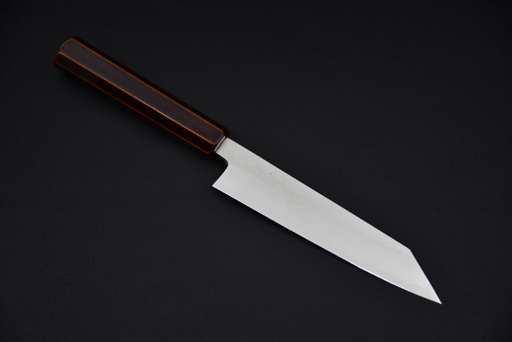 Hado Ginsan Damascus Kiritsuke Petty 150mm Kijiro Laqué