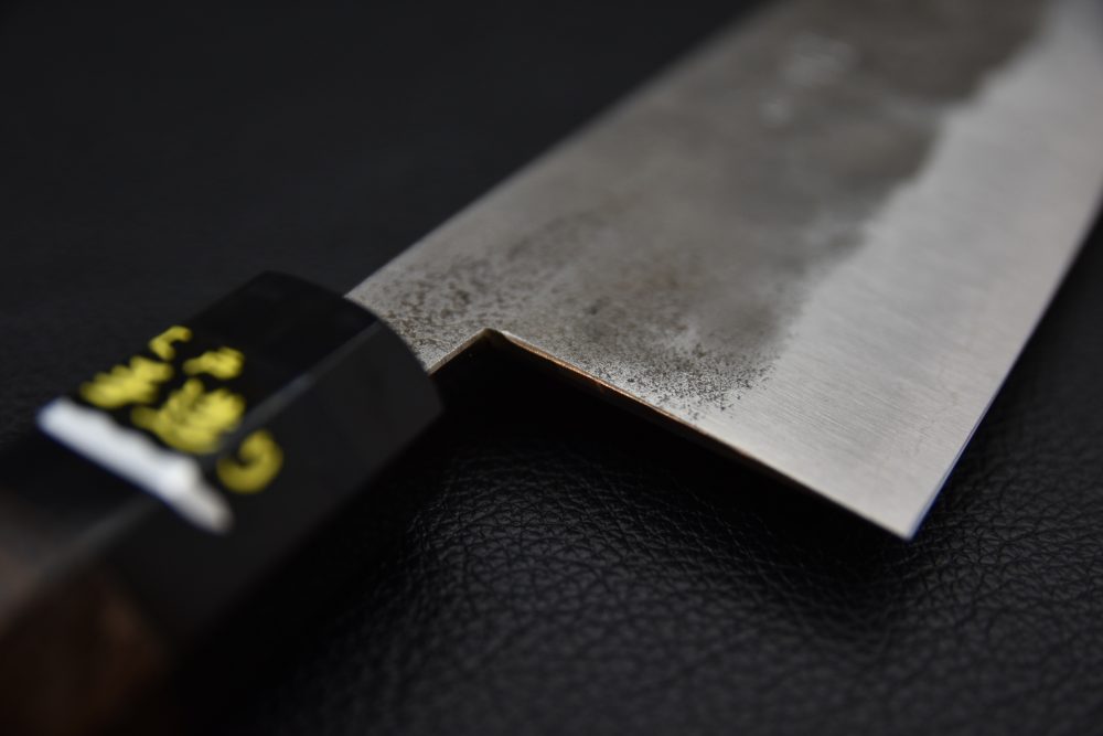 Goko Hamono Nashiji Shirogami Stainless Clad #1 Gyuto 240mm Tagayasan