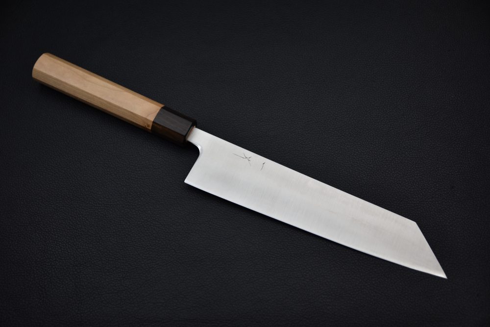 Hitohira Futana SB Migaki Kiritsuke Gyuto 210mm Cerisier