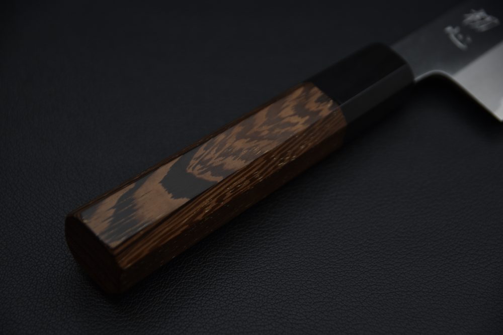 Hatsukokoro Shirahama Shirogami #2 Migaki Bunka 180mm Wenge